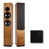 ARYA-BKHGL Pair of SB Acoustics Speaker Cabinet Black High Gloss