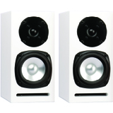 MICROC-WHGL Pair of SB Acoustics Speaker Cabinet White High Gloss