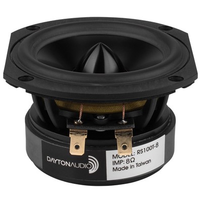 RS100T-8 4" Reference Woofer Truncated Frame 8 Ohm