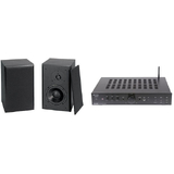 140BT-BR1ASM - 140W WIRELESS BT AMPLIFIER & 2 WAY MINI-MONITORS BUNDLE