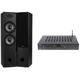 140BT-T652AIR - 140W WIRELESS BT AMPLIFIER & 2 WAY AMT TOWER SPEAKER BUNDLE