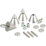 DSS4-SN Satin Nickel Speaker Spike Set 4 Pcs.