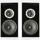 ARA-BKSAT Pair of SB Acoustics Speaker Cabinet Black Satin