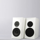 ARA-WHSAT Pair of SB Acoustics Speaker Cabinet White Satin