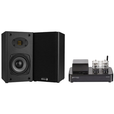 24BT-B452AIR - 24W TUBE AMP & 2 WAY AMT BOOKSHELF SPEAKER BUNDLE
