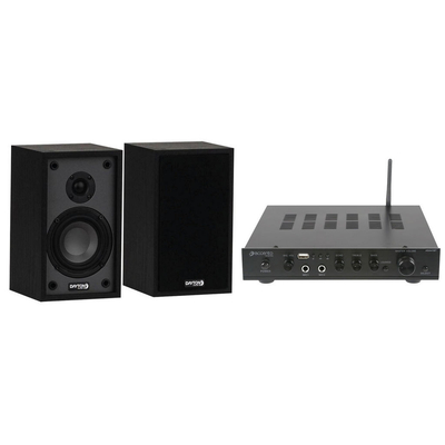41BT-B40BK - 40W CLASS-AB AMP & 4" 2 WAY BOOKSHELF SPEAKER BUNDLE