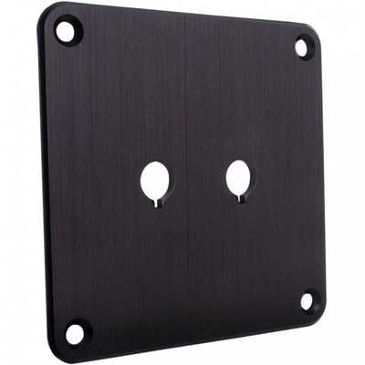 SBPP-BK Binding Post Plate Black Anodized