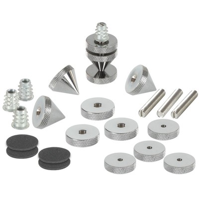 DSS6-BC Black Chrome Spike Set 4 Pcs.