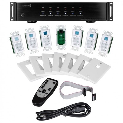 DAX66 6-Source 6-Zone Distributed Audio System
