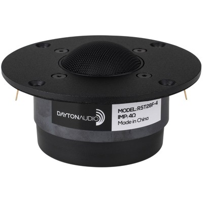 RST28F-4 1-1/8" Reference Series Fabric Dome Tweeter 4 Ohm
