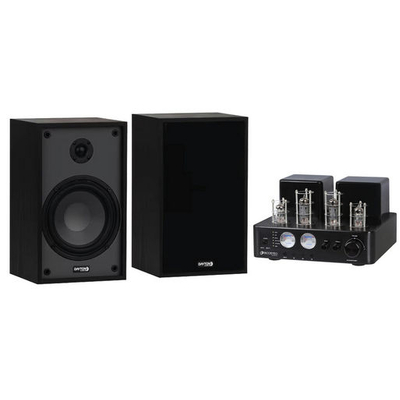 90BT-B65BK - 90W TUBE AMP & 6½" 2 WAY BOOKSHELF SPEAKER BUNDLE