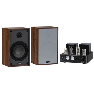 90BT-B65WD - 90W TUBE AMP & 6½" 2 WAY BOOKSHELF SPEAKER BUNDLE